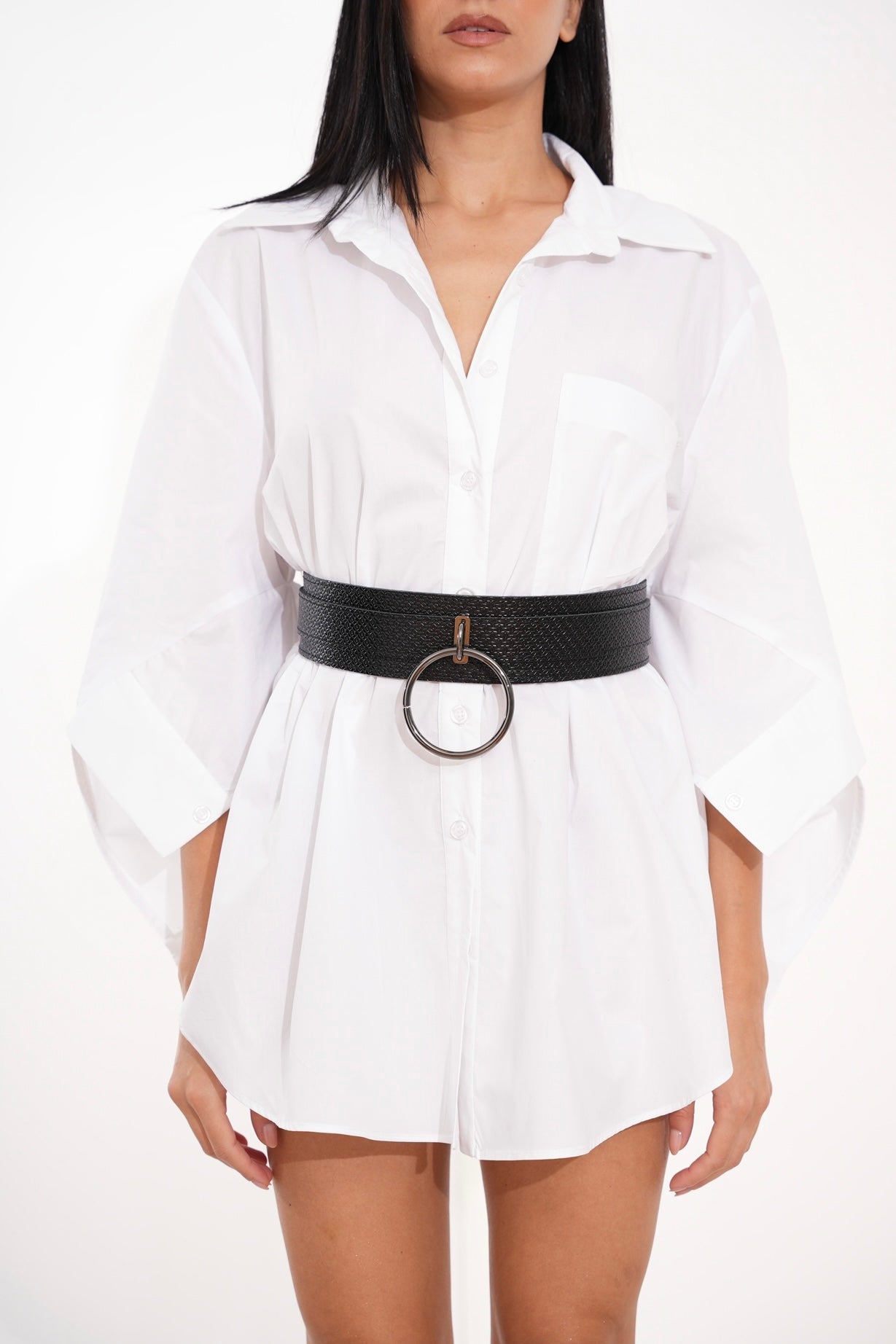O Ring Belt Leather