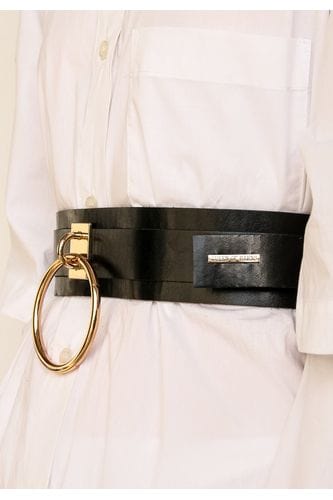 O Ring Belt Leather