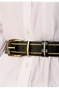 Gold press belt